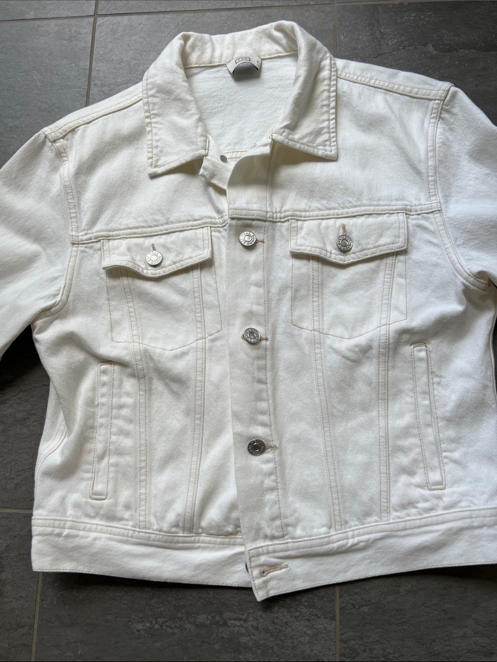 Fabulous AYR White Denim Jacket - Picture 4 of 5